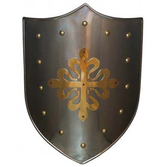 BRASS CALATRAVA CROSS SHIELD